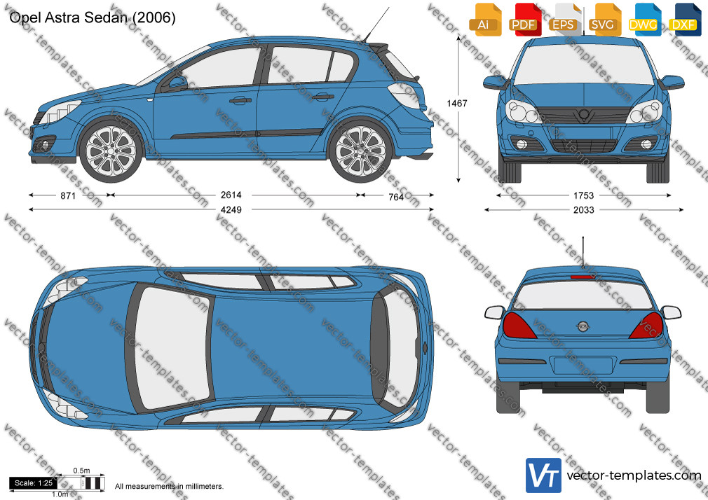 Templates - Cars - Opel - Opel Astra H GTC