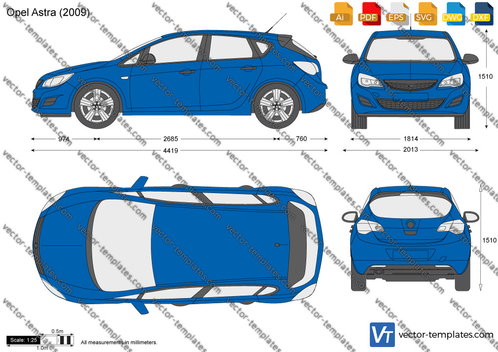 Templates - Cars - Opel - Opel Astra J