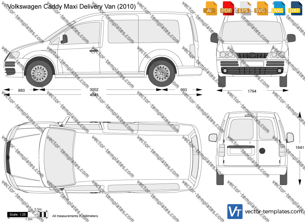 Volkswagen Caddy Maxi Delivery Van 2010