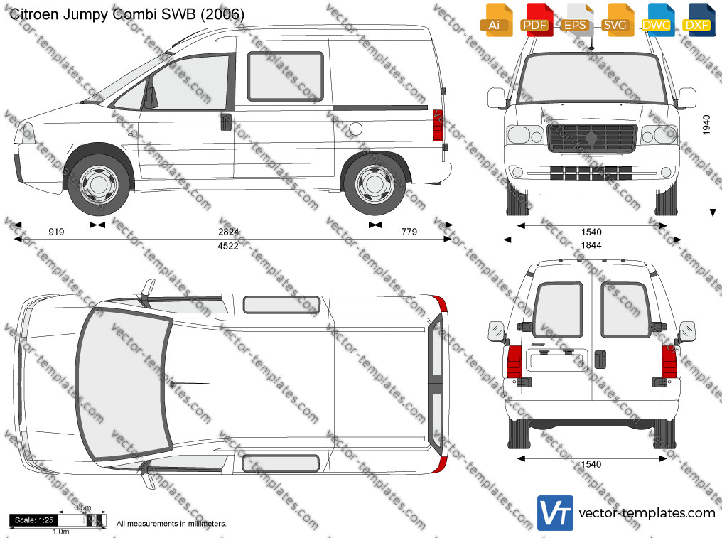 Blueprints > Cars > Citroen > Citroen Jumpy SWB