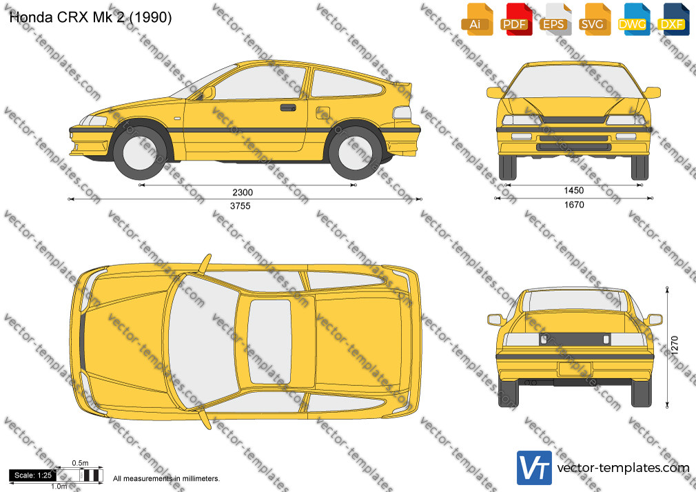 Honda CRX Mk 2 1990