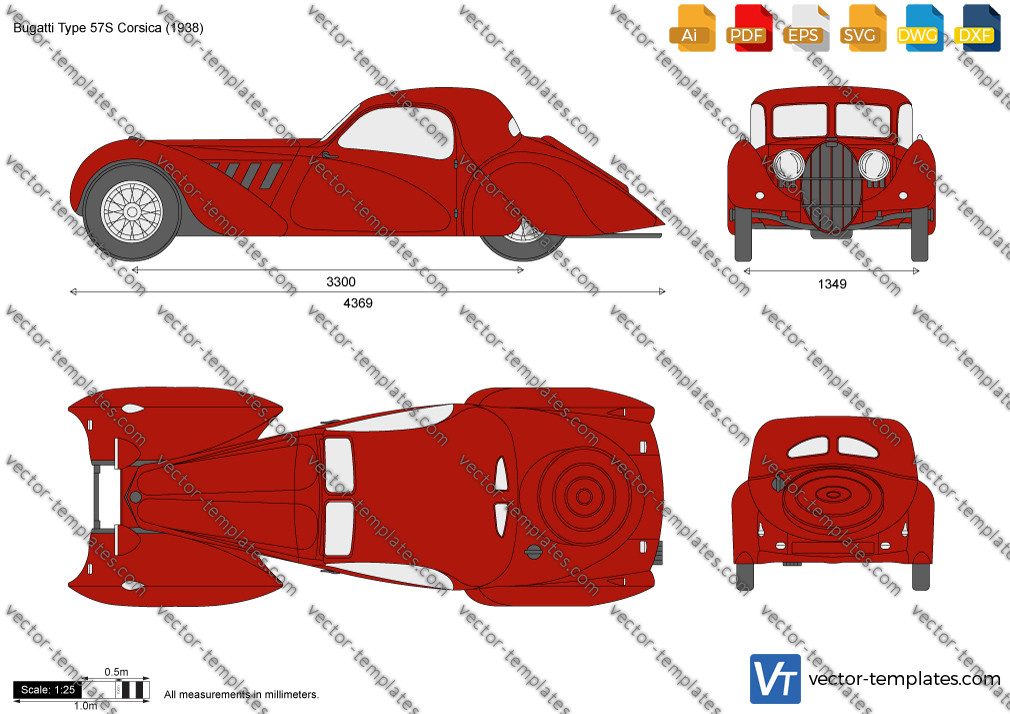Bugatti Type 57S Corsica 1938