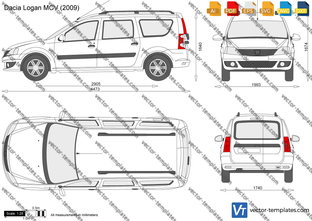 Templates - Cars - Dacia - Dacia Logan MCV