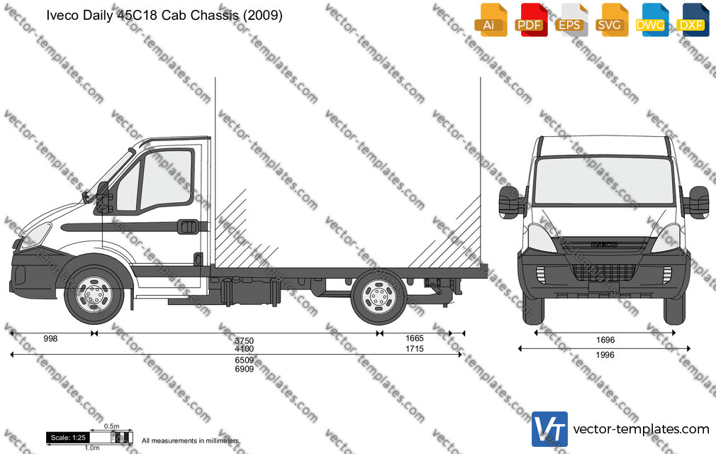 Templates - Cars - Iveco - Iveco Daily 65C18 Van