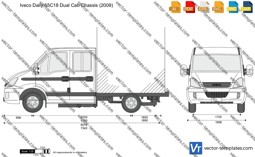 Templates - Cars - Iveco - Iveco Daily 65C18 Van