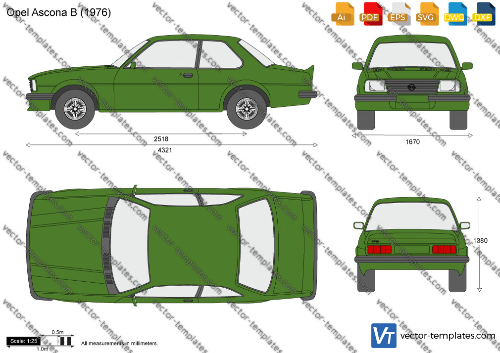 Templates - Cars - Opel - Opel Corsa B Sedan