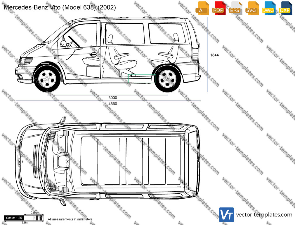 Mercedes-Benz Vito W639 3D Model - 3DCADBrowser