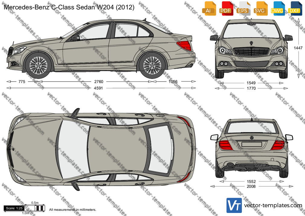 Mercedes-Benz C-Class Sedan W204 2012