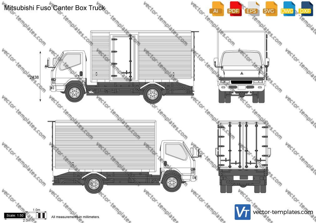 Mitsubishi Fuso Canter Box Truck 