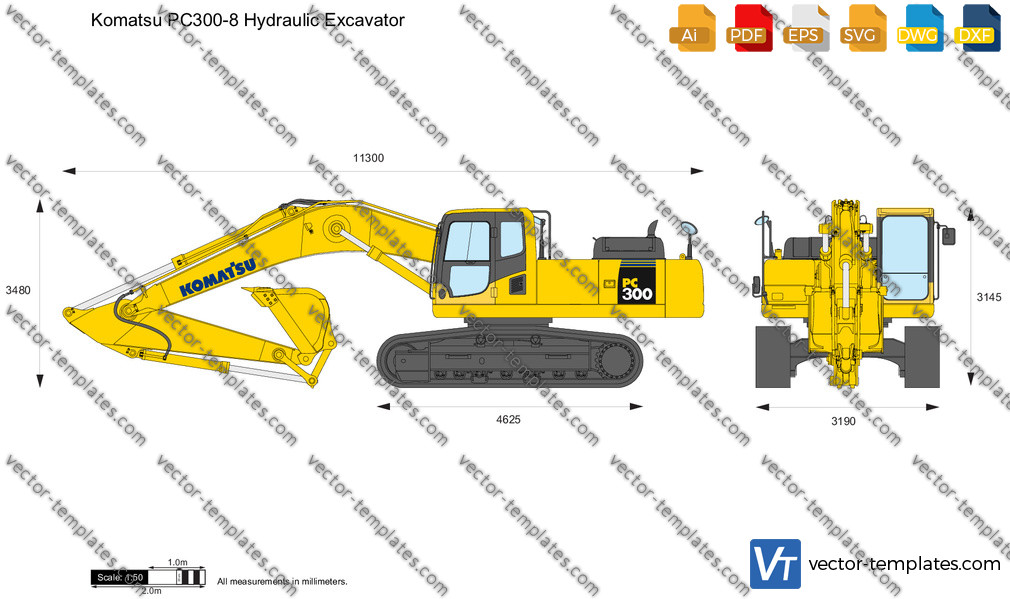 Komatsu PC300-8 Hydraulic Excavator 