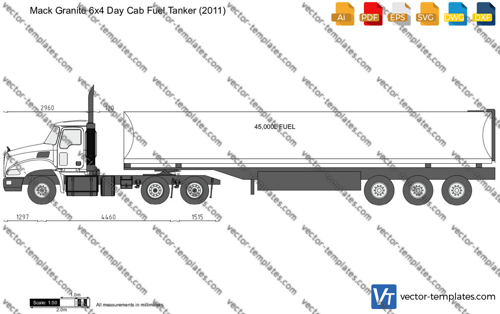 Mack Granite 6x4 Day Cab Fuel Tanker 2011