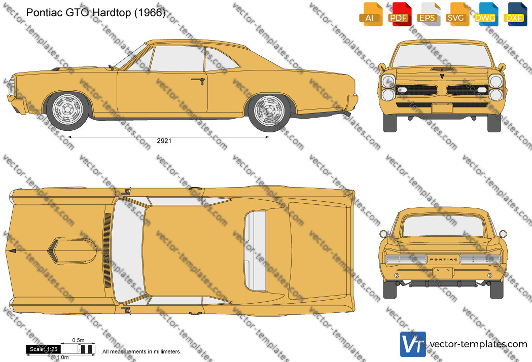 dxf file "Pontiac GTO" 