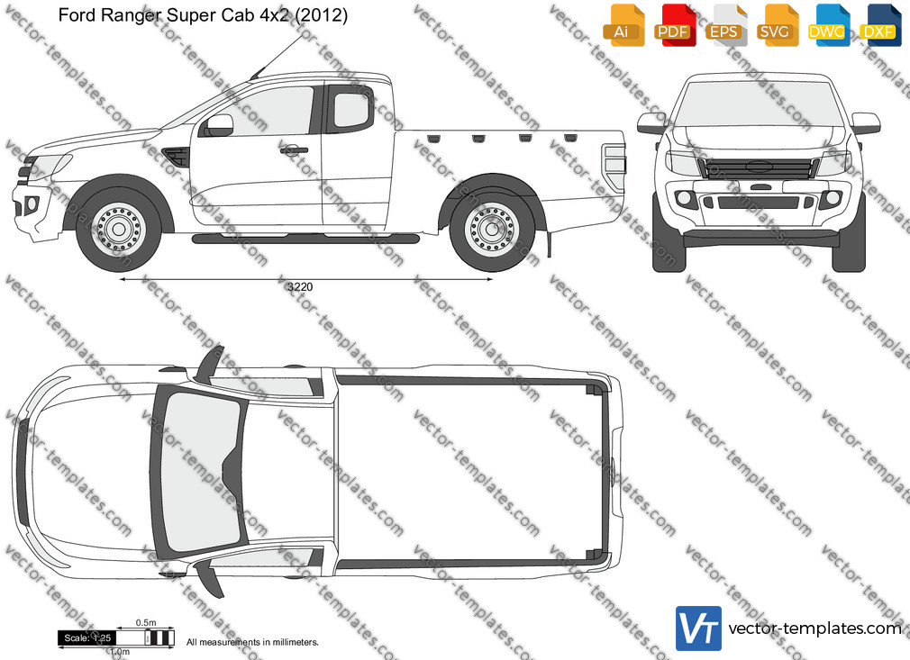 Ford Ranger Super Cab 4x2 2012