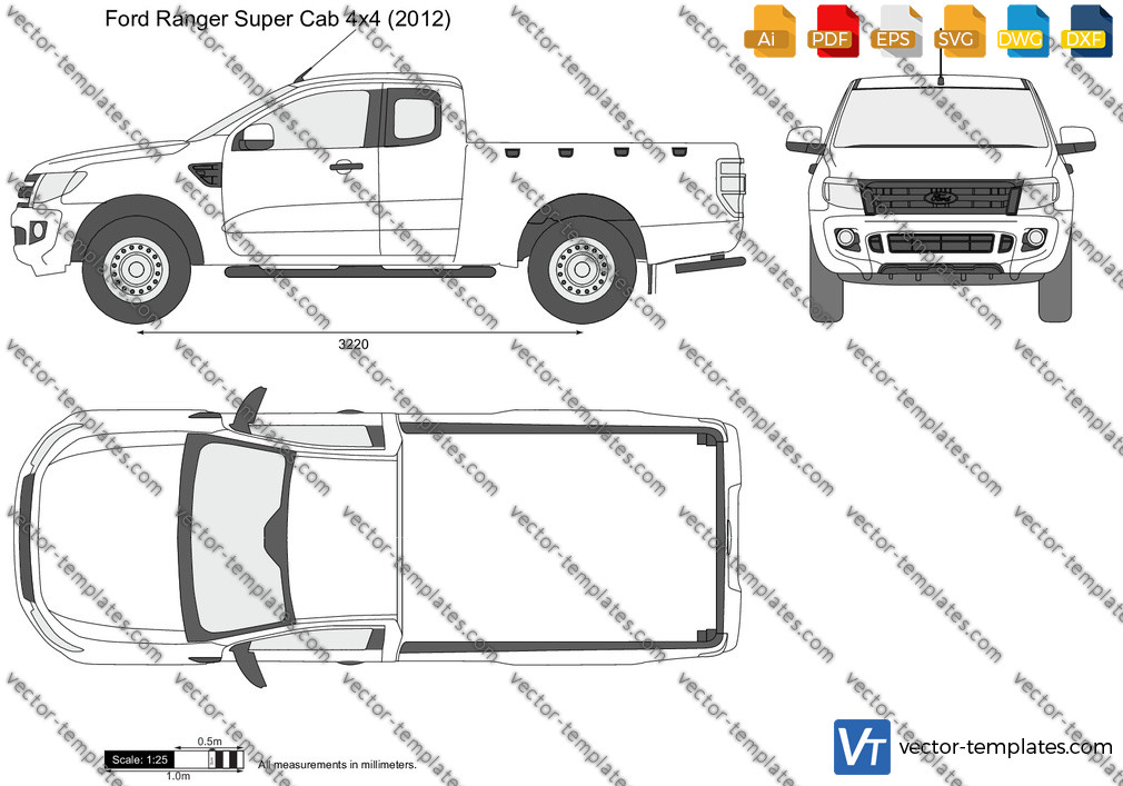 Ford Ranger Super Cab 4x4 2012