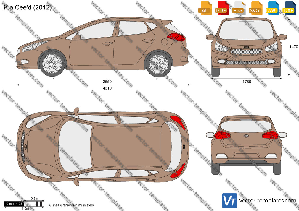 Templates Cars Kia Kia Cee'd