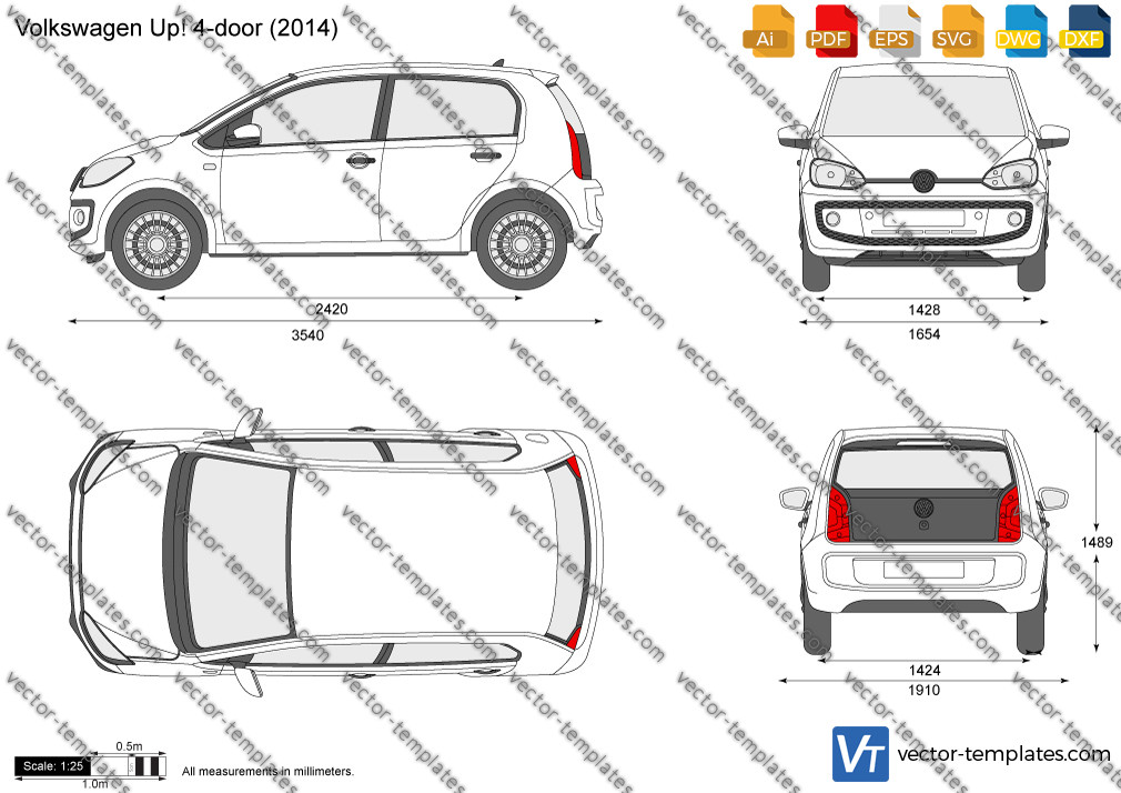 Volkswagen Up! 4-door 2014