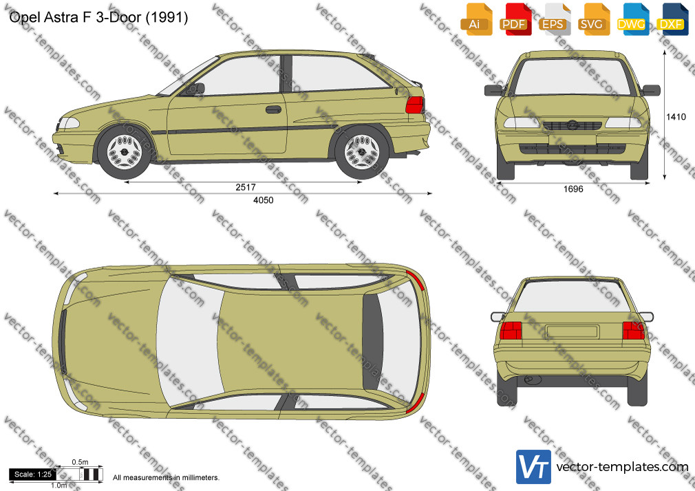 Opel Astra F 3-Door 1991