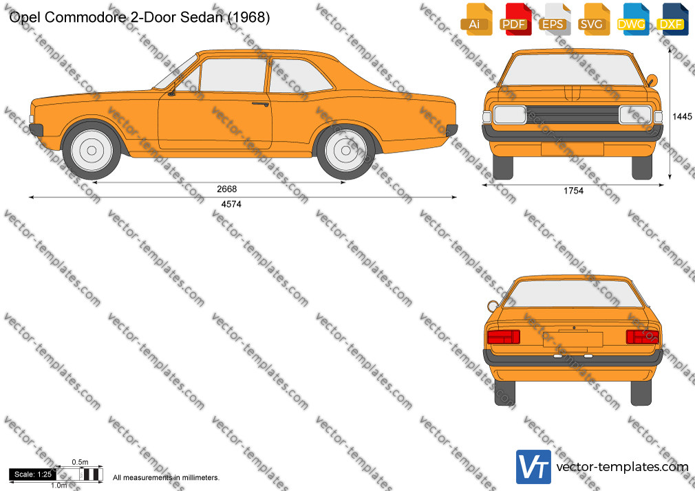 Opel Commodore 2-Door Sedan 1968