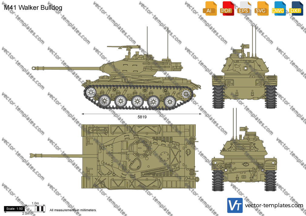vroegrijp Absoluut heuvel Templates - Tanks - Tanks M - M41 Walker Bulldog