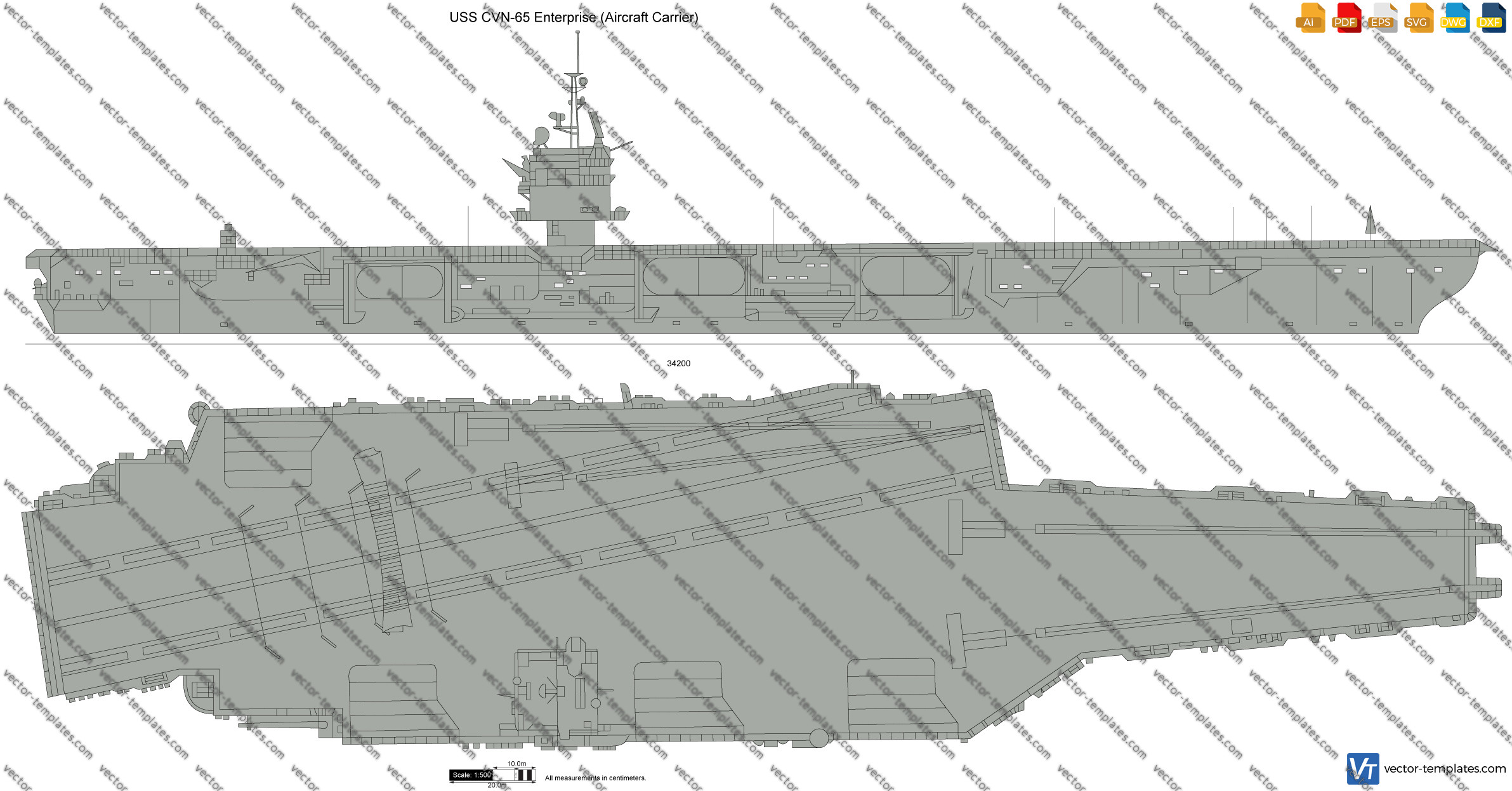 USS CVN-65 Enterprise (Aircraft Carrier) 