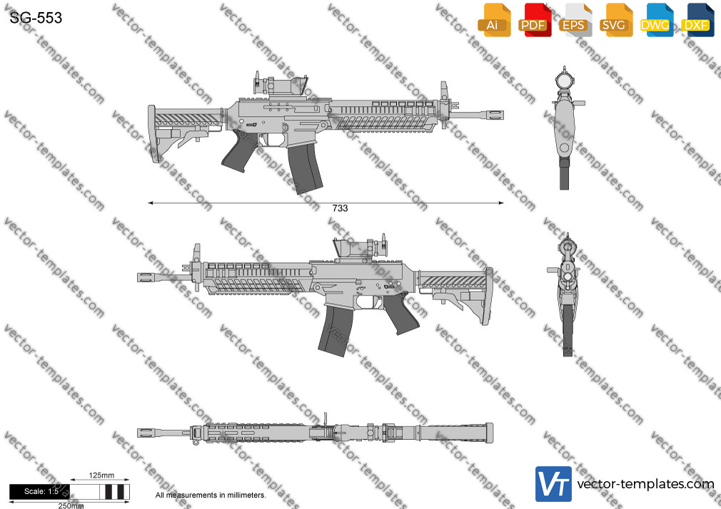 Templates Weapons Rifles SG553