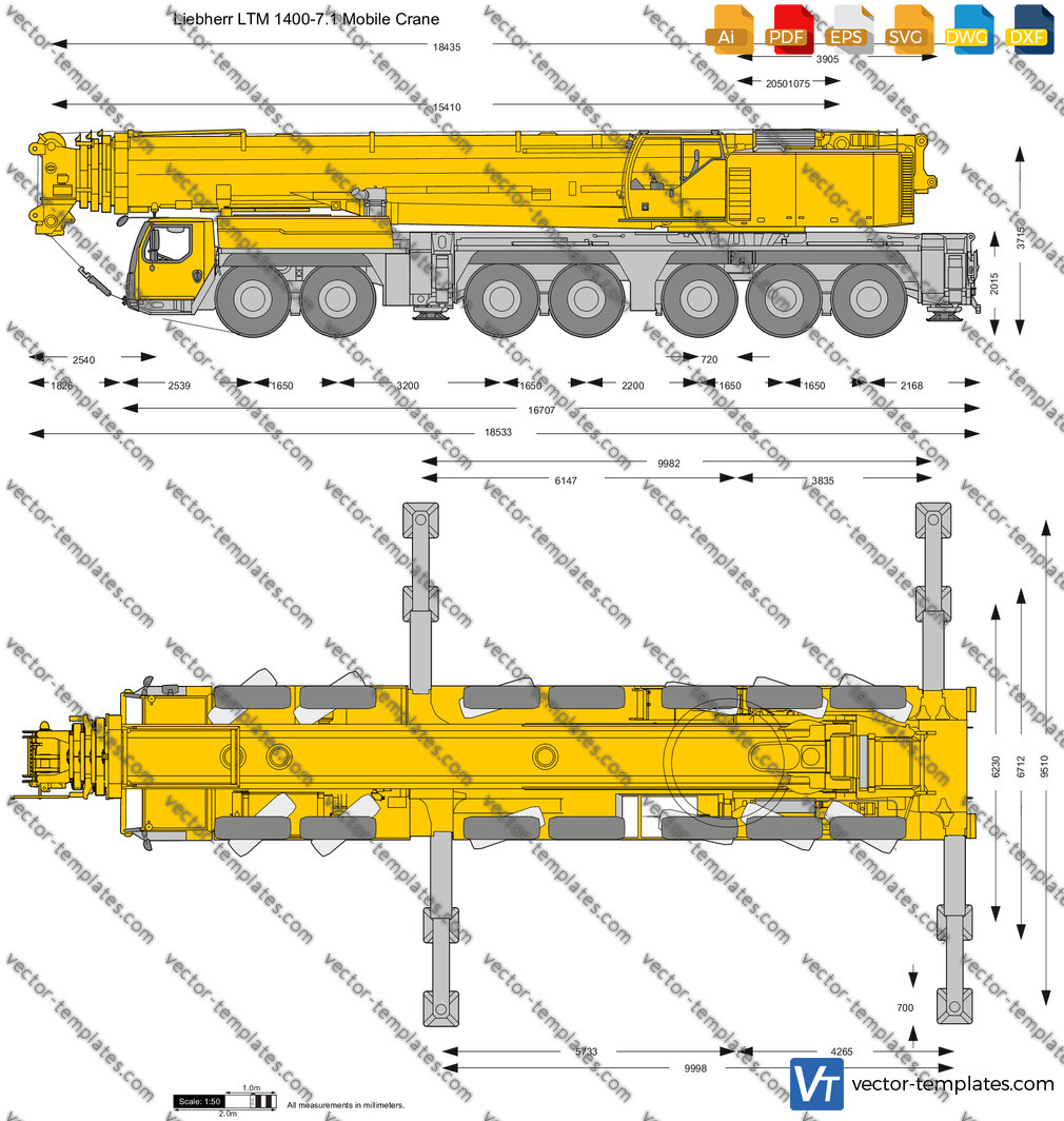 Liebherr LTM 1400-7.1 Mobile Crane 