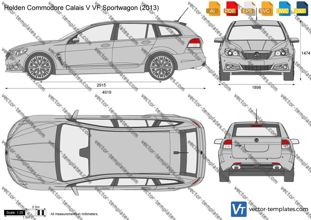 Holden Commodore Calais V VF Sportwagon 2013