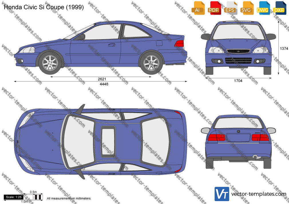 Templates Cars Honda Honda Civic Si Coupe