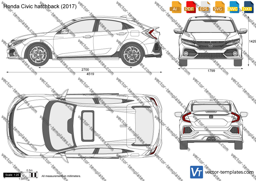 Honda Civic hatchback FK4 2017