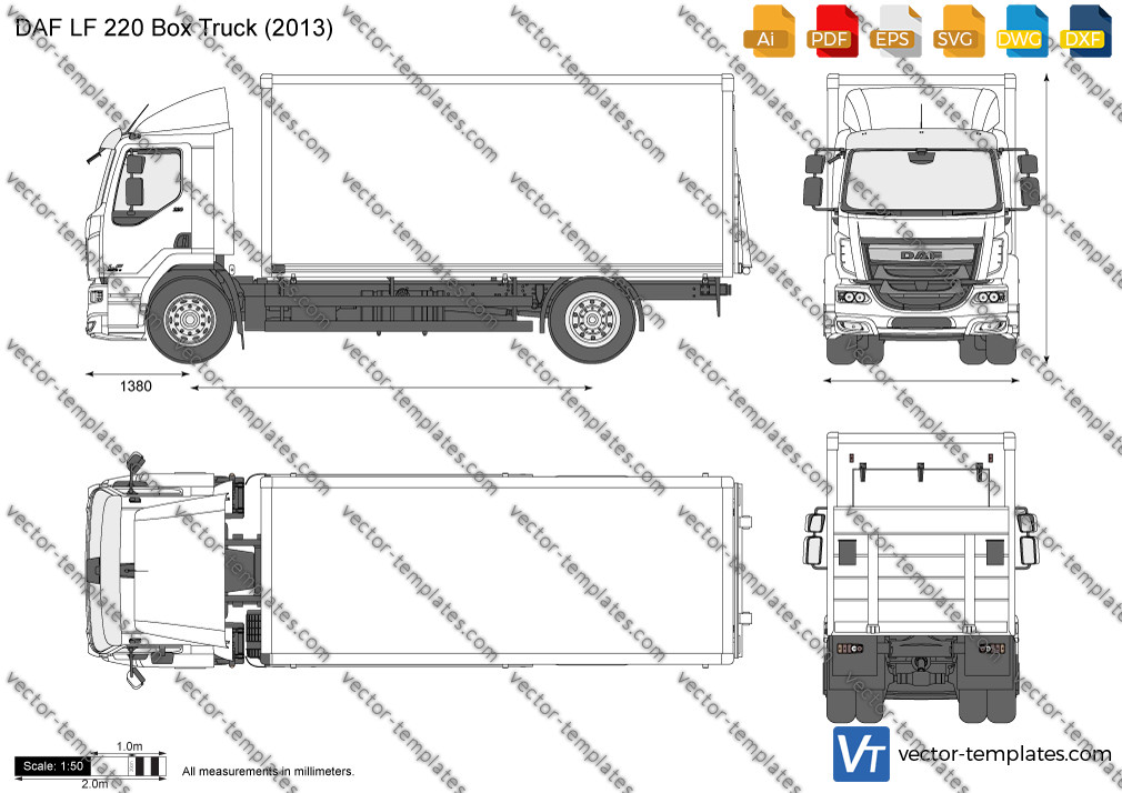 DAF LF 220 Box Truck 2013