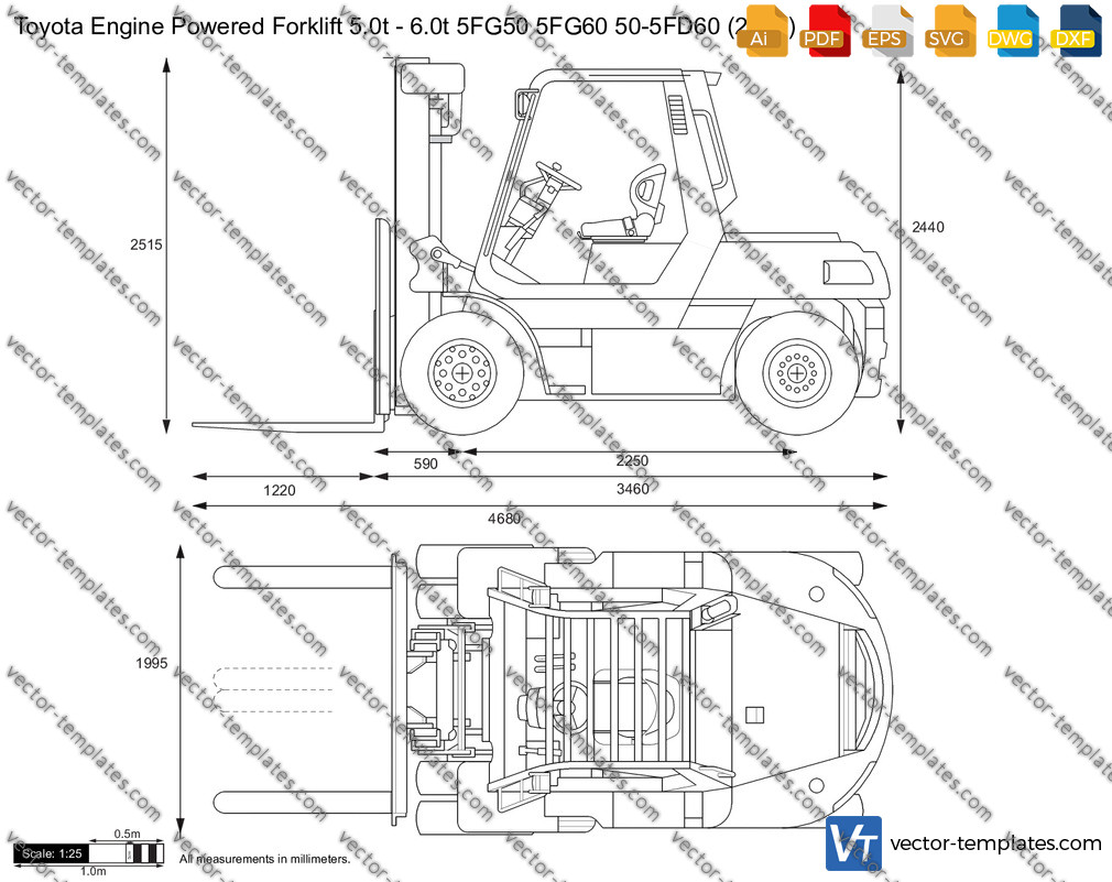 Templates Construction Equipment Toyota CE Toyota Engine Powered