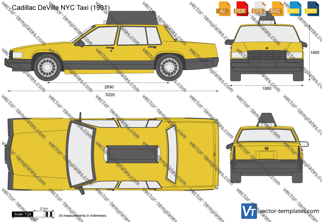 Cadillac DeVille NYC Taxi 1991