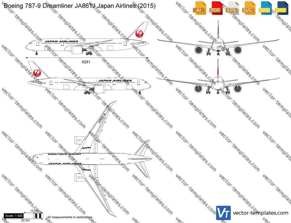 Boeing 787-9 Dreamliner JA861J Japan Airlines 2015
