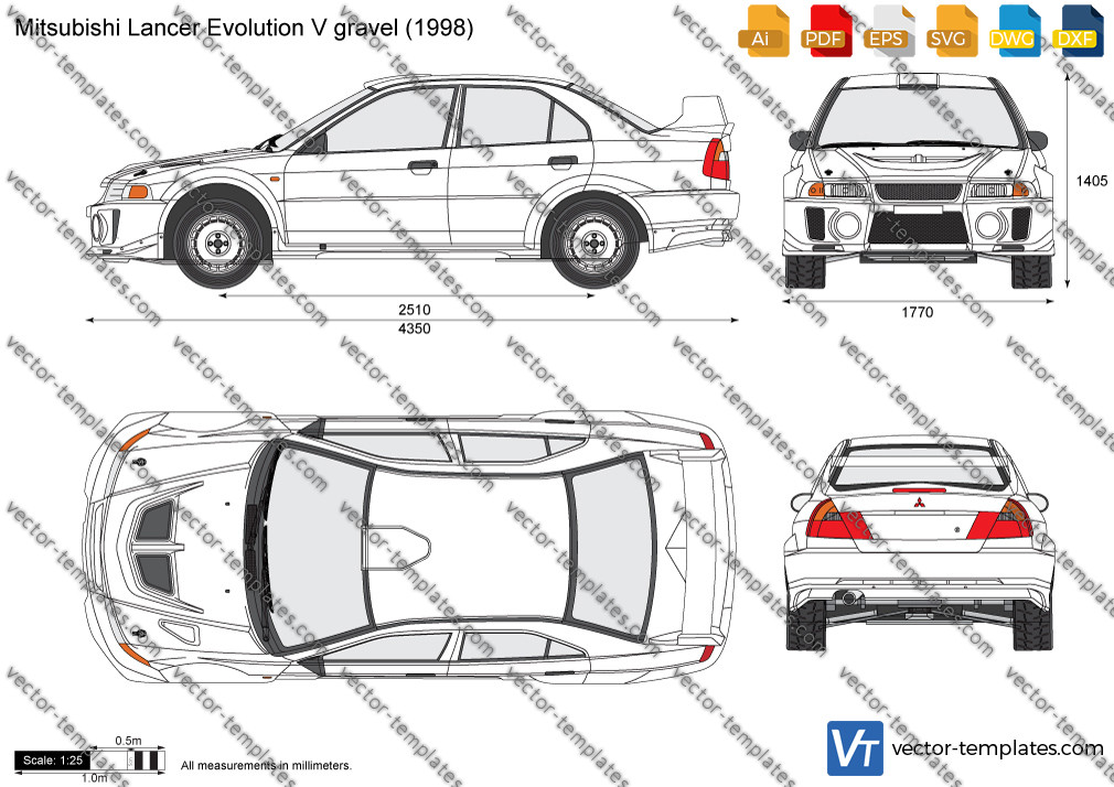 Mitsubishi Lancer Evolution V gravel 1998