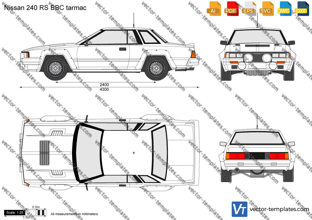 Nissan 240 RS BBC tarmac 