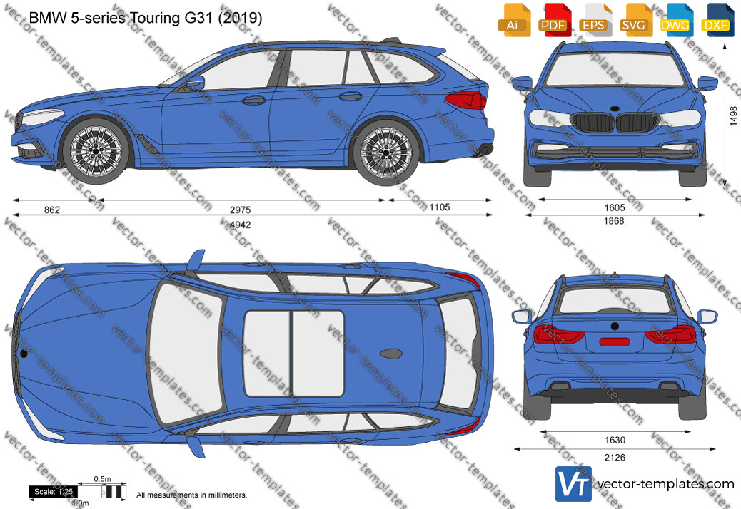Templates - Cars - BMW - BMW 5-series Touring G31