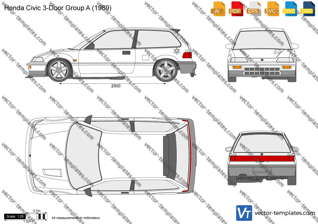 Honda Civic 3-Door Group A ED 1989