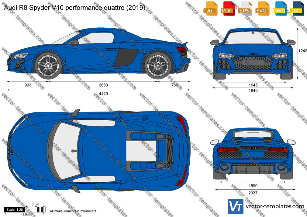 Audi R8 Spyder V10 performance quattro 2019