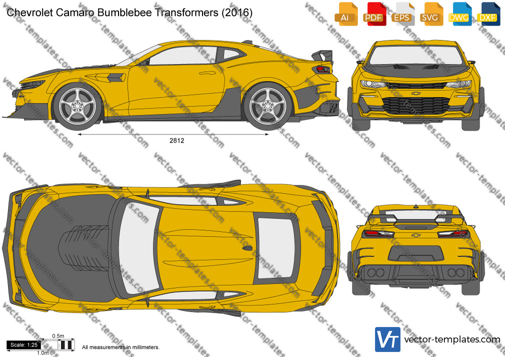 Chevrolet Camaro Bumblebee Transformers 2016