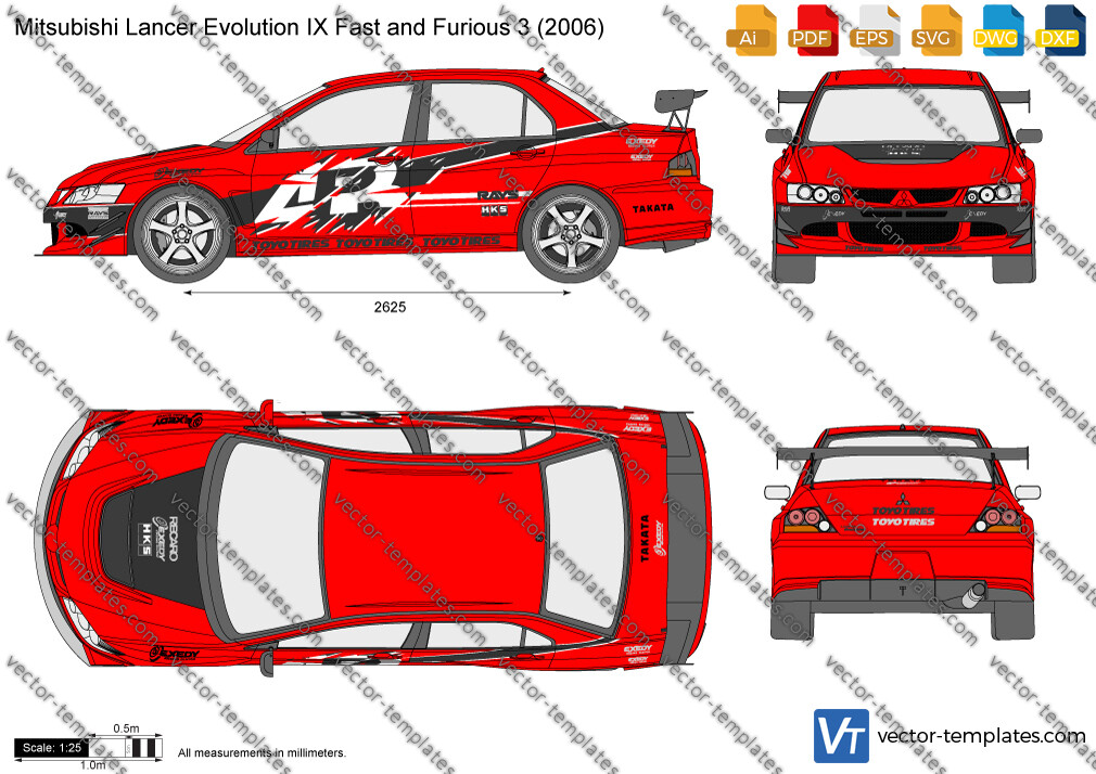 Templates Cars Mitsubishi Mitsubishi Lancer Evolution IX