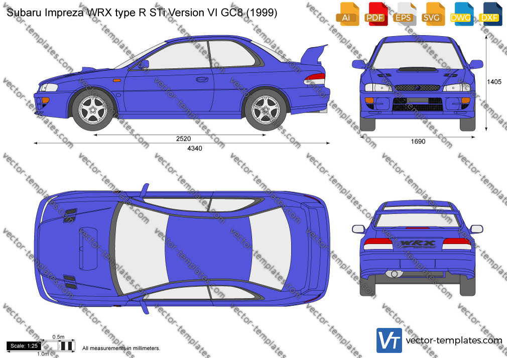 Subaru Impreza WRX type R STi Version VI GC8 1999