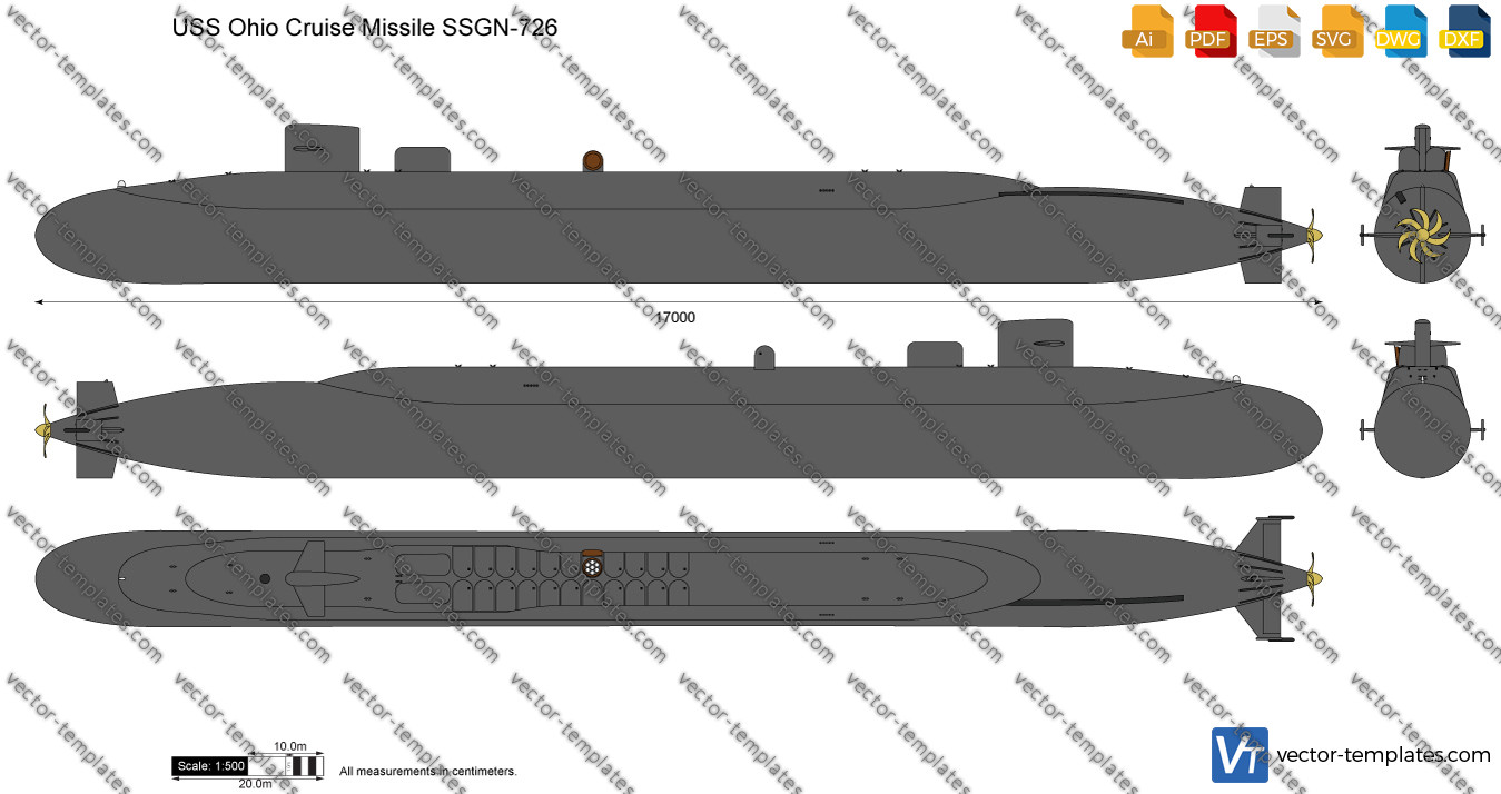 USS Ohio Cruise Missile SSGN-726 