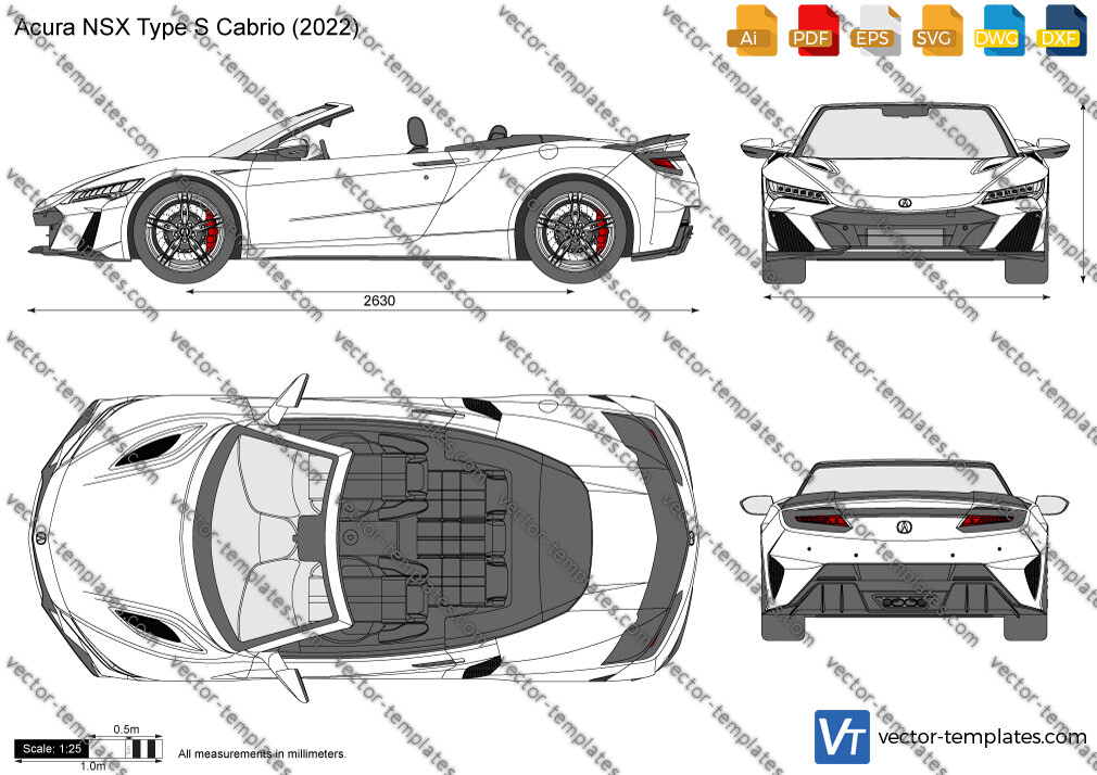Templates cars acura acura nsx type s cabrio