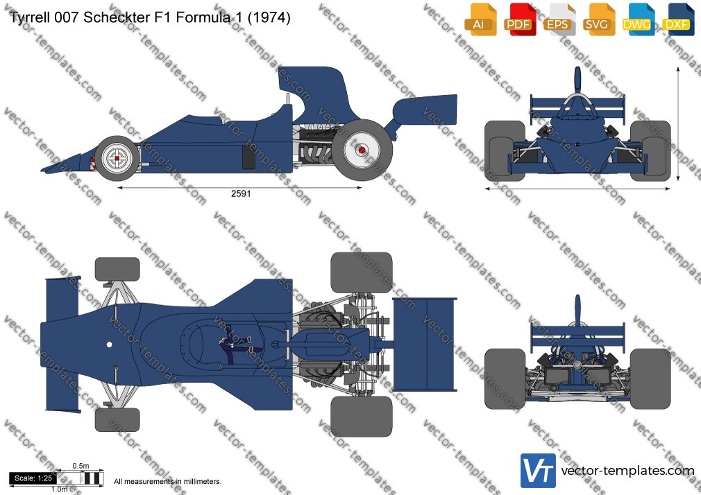 Tyrrell 007 Scheckter F1 Formula 1 1974