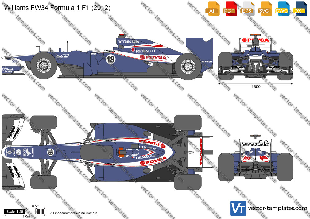 Williams FW34 Formula 1 F1 2012