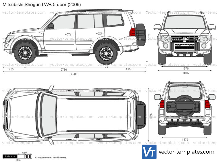 Mitsubishi Shogun / Pajero LWB 5-door