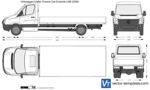 Volkswagen Crafter Chassis Cab Dropside LWB