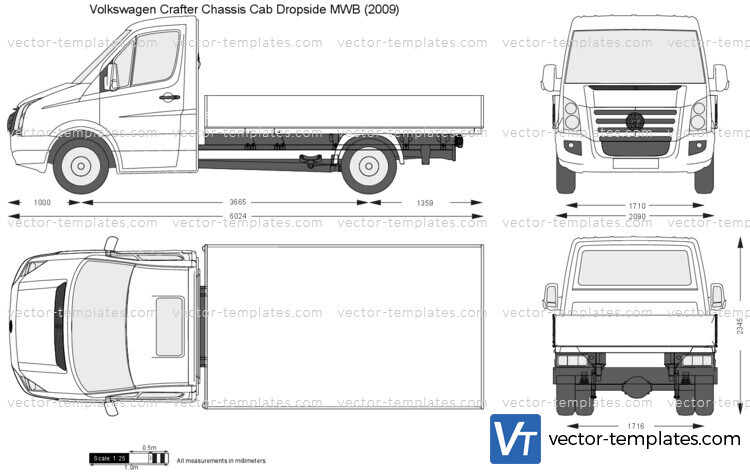 Volkswagen Crafter Chassis Cab Dropside MWB