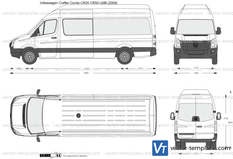 Volkswagen Crafter Combi CR35 CR50 LWB