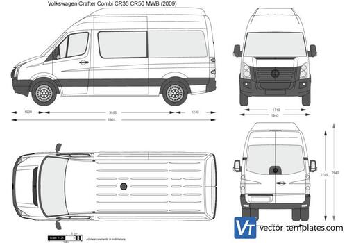 Volkswagen Crafter Combi CR35 CR50 MWB